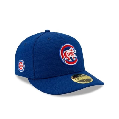 Chicago Cubs Gorra | New Era MLB Batting Practice Low Profile 59fifty Fitted Cap Mexico - Azules